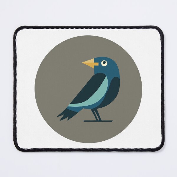 Item preview, Mid Century Modern Jackdaw designed and sold by SorryFrog.