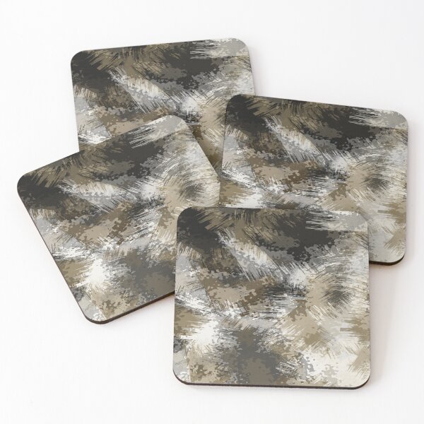 Item preview, Beige and Grey Feathered Abstract designed and sold by Trevor Hirst.