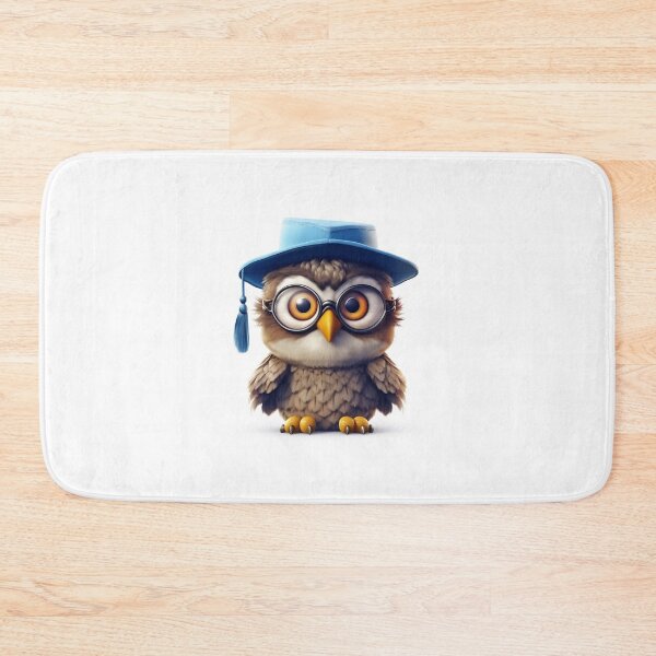 Item preview, Friendly owl earing a graduation cap designed and sold by zero-g.