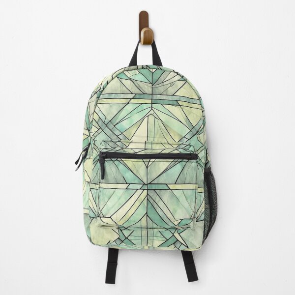 Item preview, Mint Green Stylized Stained Glass Pattern designed and sold by Sturdust.
