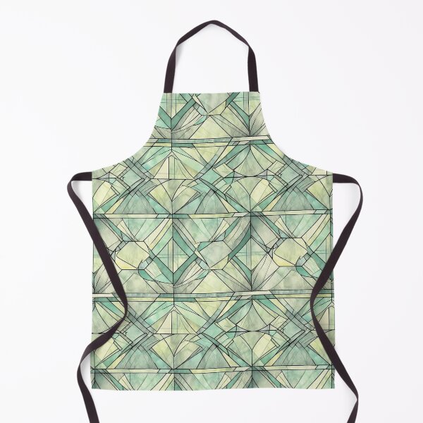 Item preview, Mint Green Stylized Stained Glass Pattern designed and sold by Sturdust.