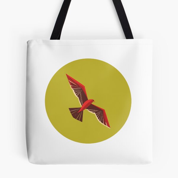 Item preview, Mid Century Modern Red Kite - In Circle designed and sold by SorryFrog.
