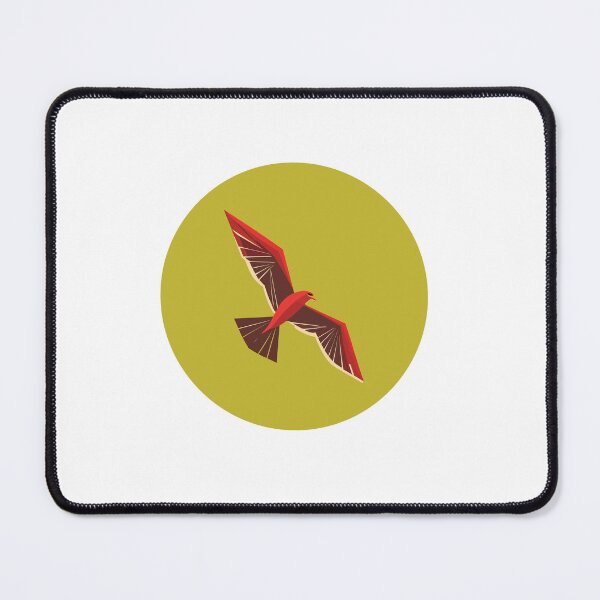 Item preview, Mid Century Modern Red Kite - In Circle designed and sold by SorryFrog.