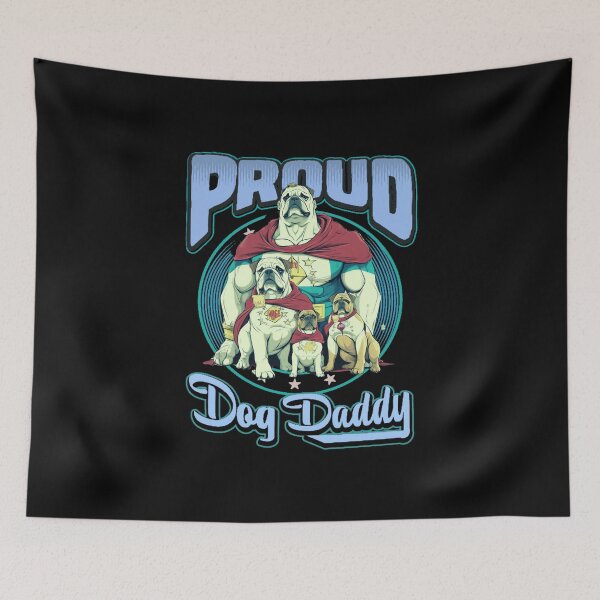 Item preview, Proud Dog Daddy Bulldogs /Vintage Retro Comic Style designed and sold by Affyboss6.