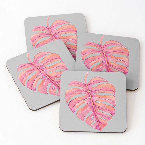 Item preview, Pink Monstera designed and sold by totheluna.