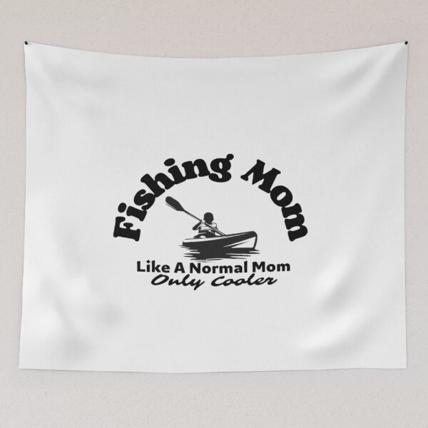 Item preview, Fishing Mom Like A Normal Mom Only Cooler quote  designed and sold by AnimalWorldArtt.