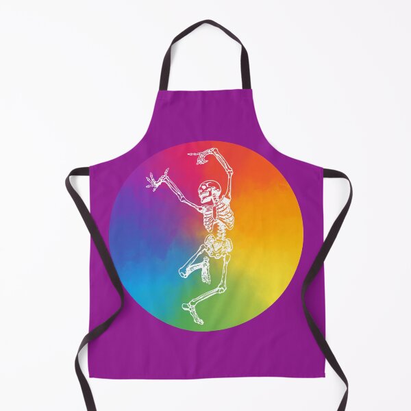Item preview, Dancing Skeleton Rainbow Circle designed and sold by Jewel in the Crown.