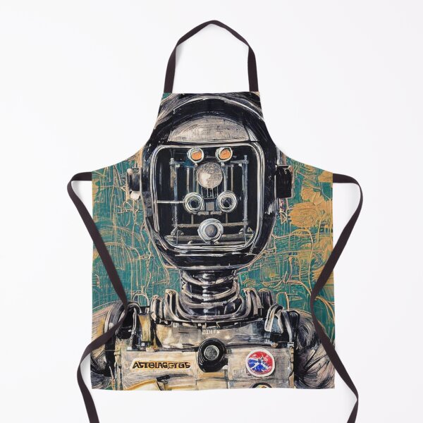 Item preview, A robot astronaut | retro aesthetic designed and sold by spinolator.