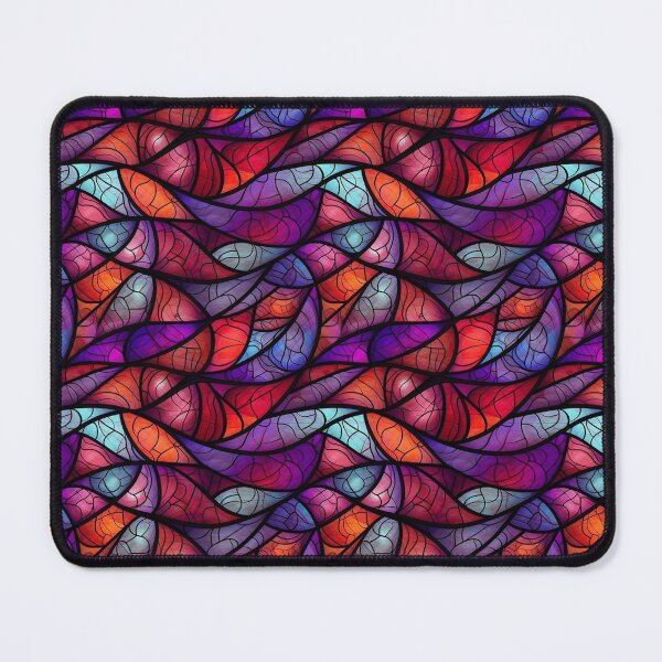 Item preview, Abstract Stain Glass Pattern designed and sold by Mystical Cat Patterns.