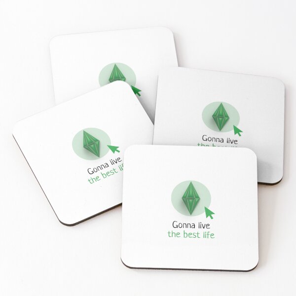 Item preview, Sims 3d plumbob gonna live the best life designed and sold by Tinuwiell.