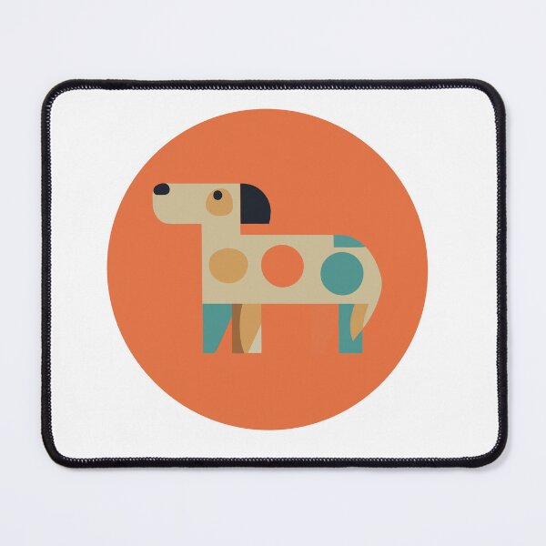 Item preview, Perro moderno de mediados de siglo - En círculo designed and sold by SorryFrog.