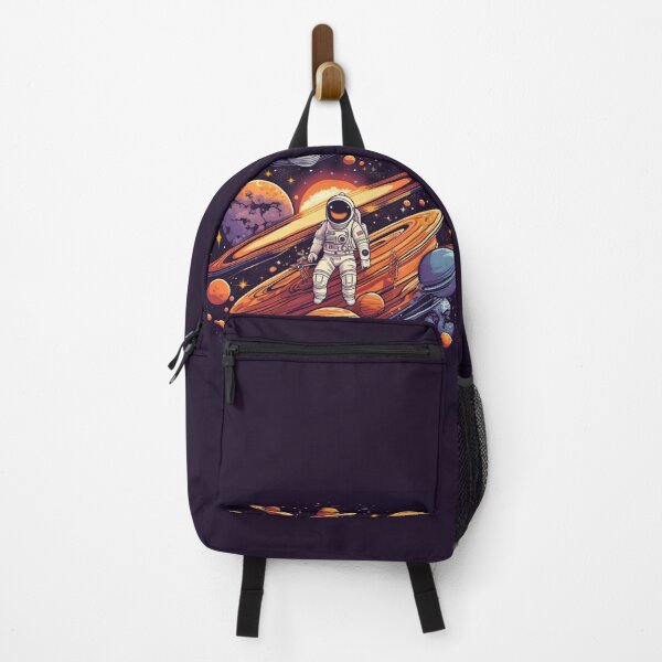 Item preview, Astral Voyage: Psychedelic Illustration of an Astronaut amidst Planetary Delights designed and sold by Bee Happy Creative™.