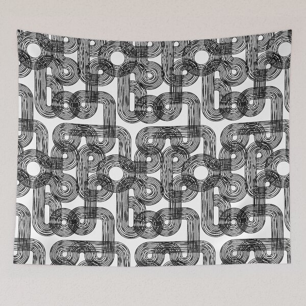 Item preview, Abstract line art of circles and tangents.  designed and sold by SergeiLorgus.