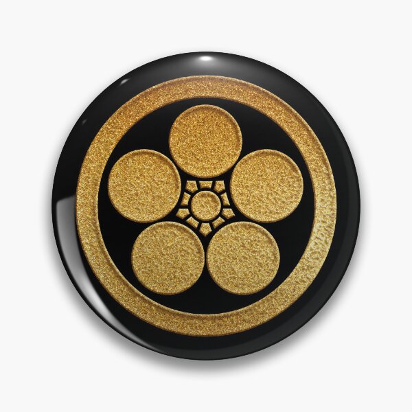 Item preview, Gold Maruni Umebachi Kamon designed and sold by Takeda-art.