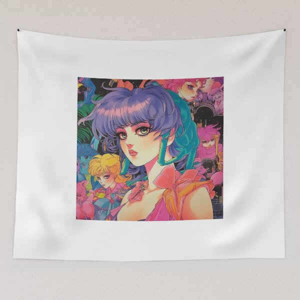 Aperçu de l'œuvre Design Manga Pop Art des Années 90 - Énergie Explosive et Couleurs Vives créée et vendue par Neuronexia.