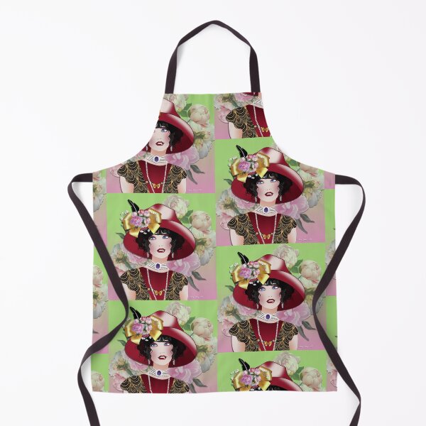 Item preview, Art deco style lady designed and sold by Sonia Jones Art.