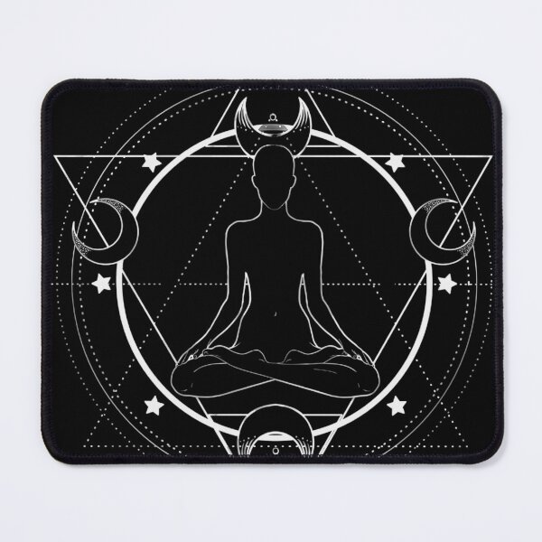 Item preview, Yoga and Spirituality Theme Mandala Artwork designed and sold by deepakrode7.