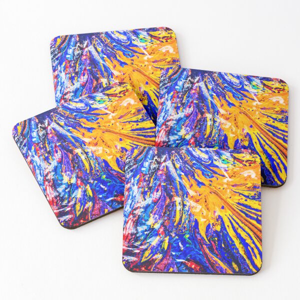 Item preview, Exuberant Hues: Colorful Abstract Pattern designed and sold by Health And Fitness Posts e-Store.