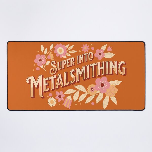 Item preview, Super into metalsmithing floral design lady metalsmith designed and sold by MetalicBabe.