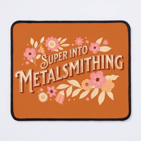 Item preview, Super into metalsmithing floral design lady metalsmith designed and sold by MetalicBabe.