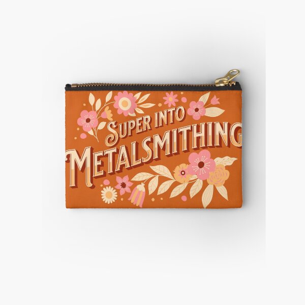 Item preview, Super into metalsmithing floral design lady metalsmith designed and sold by MetalicBabe.