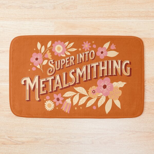 Item preview, Super into metalsmithing floral design lady metalsmith designed and sold by MetalicBabe.