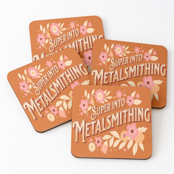 Item preview, Super into metalsmithing floral design lady metalsmith designed and sold by MetalicBabe.