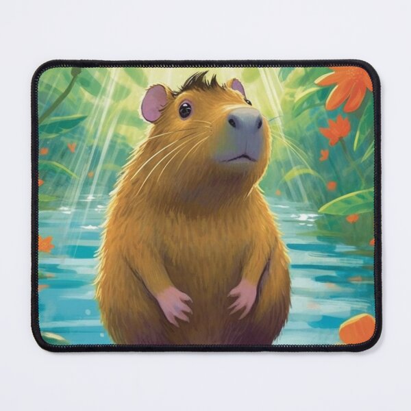 Item preview, capybara digital art designed and sold by DigitalPixelize.