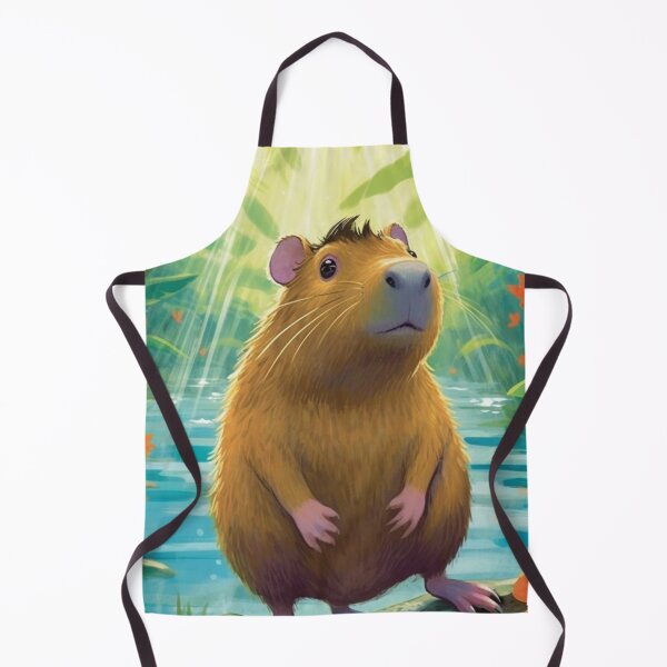 Item preview, capybara digital art designed and sold by DigitalPixelize.