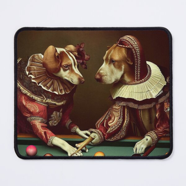 Item preview, Dogs Playing Pool designed and sold by thematics.