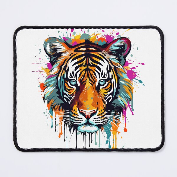 Item preview, Majestic Stripes - Watercolor Style Tiger Artwork designed and sold by Nordilandia.
