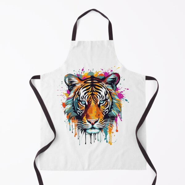 Item preview, Majestic Stripes - Watercolor Style Tiger Artwork designed and sold by Nordilandia.