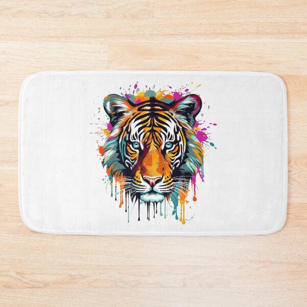 Item preview, Majestic Stripes - Watercolor Style Tiger Artwork designed and sold by Nordilandia.