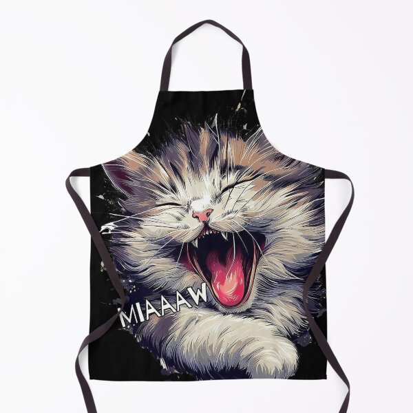 Item preview, cat miaw yawn designed and sold by TomFrontierArt.