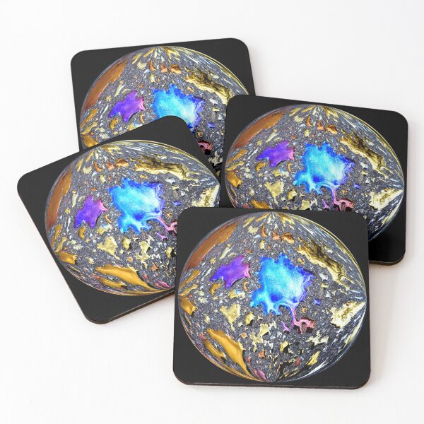 Item preview, Globe of Colorful Liquid Ink  designed and sold by BostonArcImage.