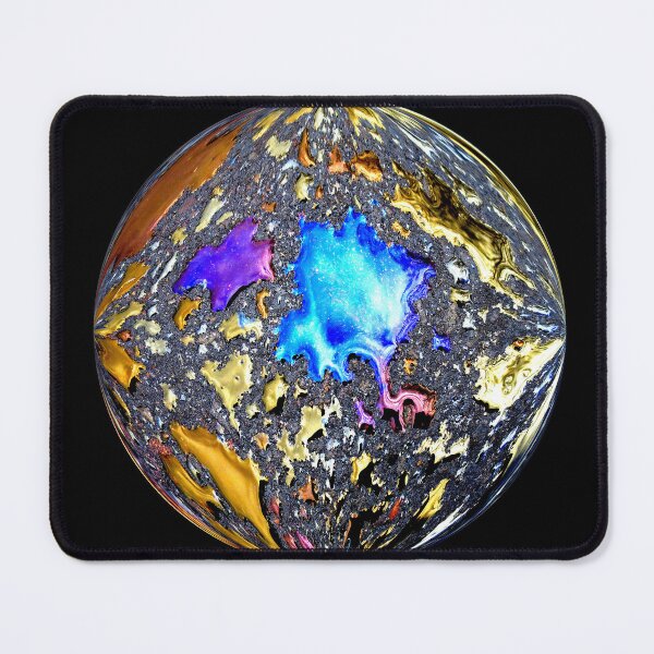 Item preview, Globe of Colorful Liquid Ink designed and sold by BostonArcImage.