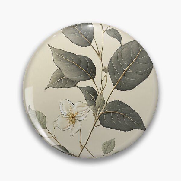 Item preview, Vintage fantasy image of an Jimson weed designed and sold by SimpleWallArt.