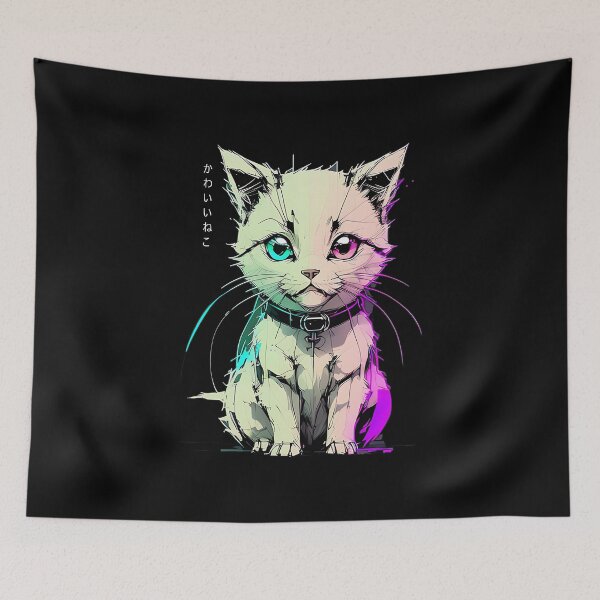 Item preview, Cute Cat - Inkpunk designed and sold by CyberInc.
