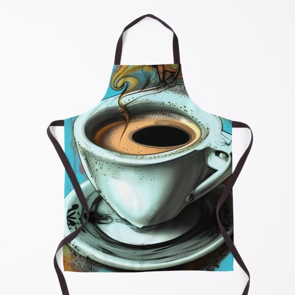 Item preview, Vintage Barista Coffee Cup Sketch designed and sold by PC-artist.