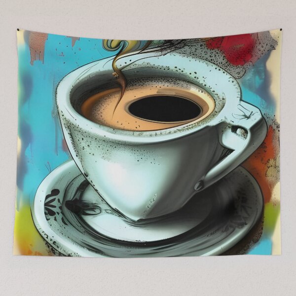 Item preview, Vintage Barista Coffee Cup Sketch designed and sold by PC-artist.