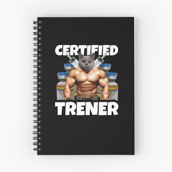 Item preview, Certified Trener, Funny Pun Meme, Gym Humor, Steroid Trainer Bodybuilding designed and sold by StylishPlatypus.