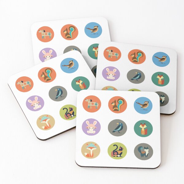 Item preview, Sticker Pack - Mid Century Animals - Pack 1 designed and sold by SorryFrog.