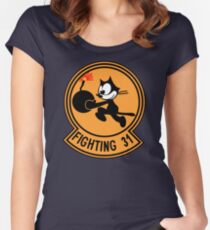 VFA-31 Fighting 31 Emblem Women's Fitted Scoop T-Shirt