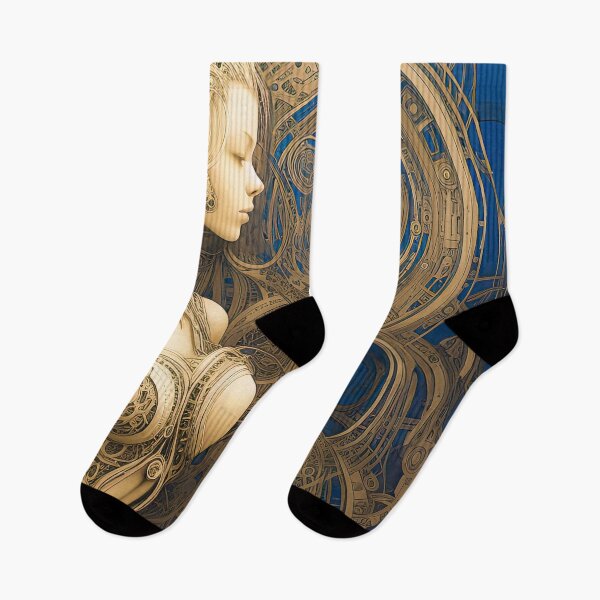 Item preview, the goldan beauty 7-bold styles-dreamy mood-madness-abstract-detailed-epic-painterly designed and sold by Hermossa-Art.