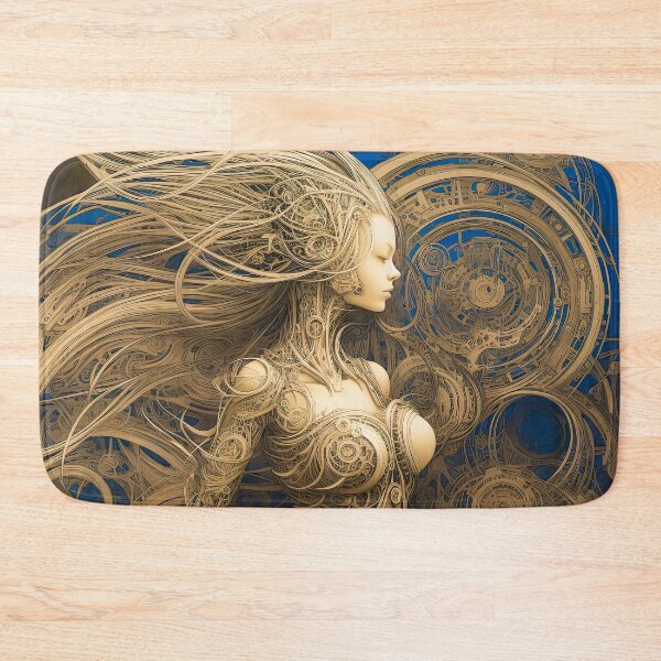 Item preview, the goldan beauty 7-bold styles-dreamy mood-madness-abstract-detailed-epic-painterly designed and sold by Hermossa-Art.