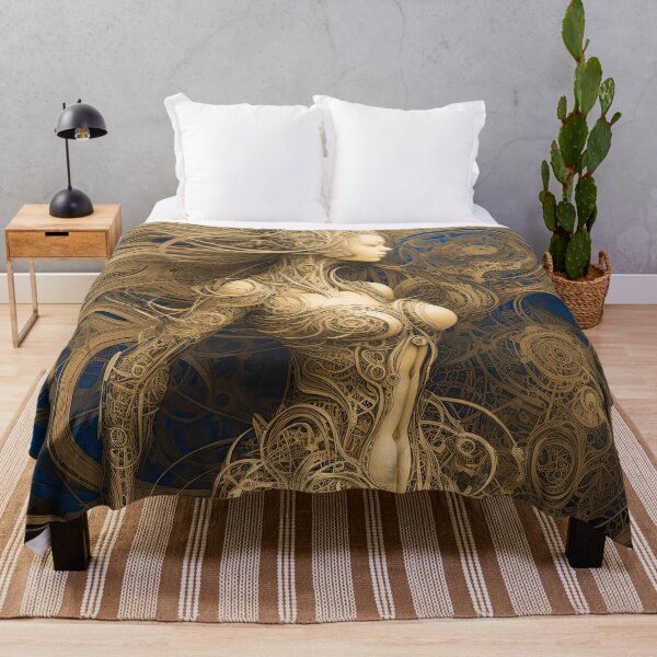 Item preview, the goldan beauty 7-bold styles-dreamy mood-madness-abstract-detailed-epic-painterly designed and sold by Hermossa-Art.