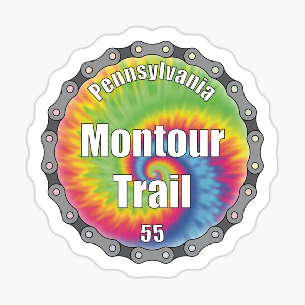 Item preview, Montour Trail (tie-dye) designed and sold by PurpleCowStudio.