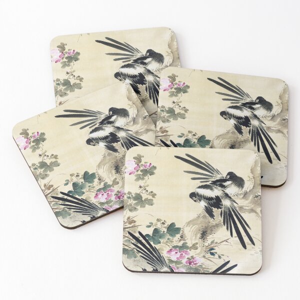 Item preview, Magpies, Pomegranates, and Hibiscus | Wang Ying designed and sold by LaMadeleine.