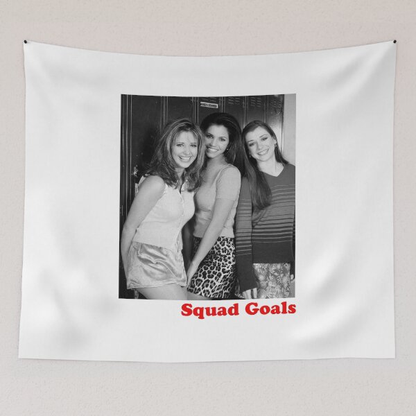 Item preview, Buffy the Vampire Slayer Squad Goals Fan designed and sold by ble6oxyvette.