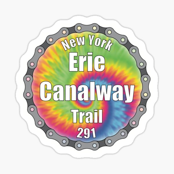 Item preview, Erie Canalway Trail (tie-dye) designed and sold by PurpleCowStudio.